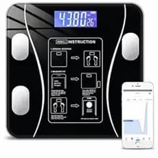 Balança de Bioimpedância Smart Digital Bluetooth Até 180 Kg com Aplicativo App mede IMC