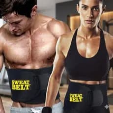 Cinta Modeladora Abdominal Efeito Sauna Suar de Verdade Compressão Tamanho Único Unissex