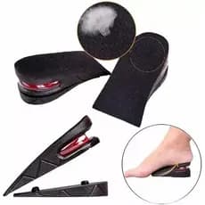 Palmilha Elevador Aumente 3cm de Altura Air Max Anti Impacto em Pvc Alívio Dores nos Pés