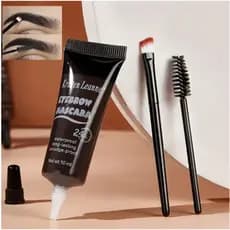 Conjunto De Creme De Sobrancelha De Tingimento Líquido Natural , À Prova D'água , Modelagem Marrom , Tubo Pontiagudo , H