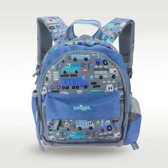 Mochila Escolar Infantil Meninos Cinza Caminhão Misturador Modelagem 1-4 Anos De Idade 11 Polegadas Bolsas Infantis