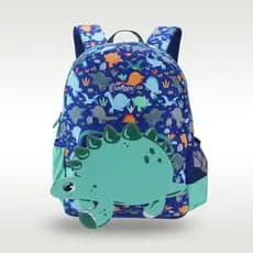 Mochila Escolar Infantil Menino Dinossauro Azul Bebê 3-7 Anos De Idade 14 Polegadas Bolsas Infantis