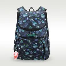 Mochila Escolar Infantil Para Meninos Black Planet Bolsa De Grande Capacidade De 18 Polegadas