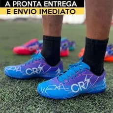 Chuteira Society com Sola Costurada e Colada para Grama Sintética - Durabilidade e Conforto!