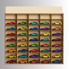 Porta Carrinhos Organizador Em Mdf HotWheels Expositor  Decorativo