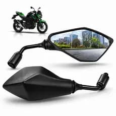 Retrovisor Kawasaki Z400 Fixo Haste Curta Rosca Honda Cb 300 Titan Fan