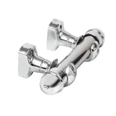 Varão de Cortina 28mm Alumínio Cromado – Grosso e Resistente | Vários Tamanhos | Kit Completo