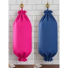 2 Puxa Sacos Oxford Decorativo Organizador De Sacolinhas