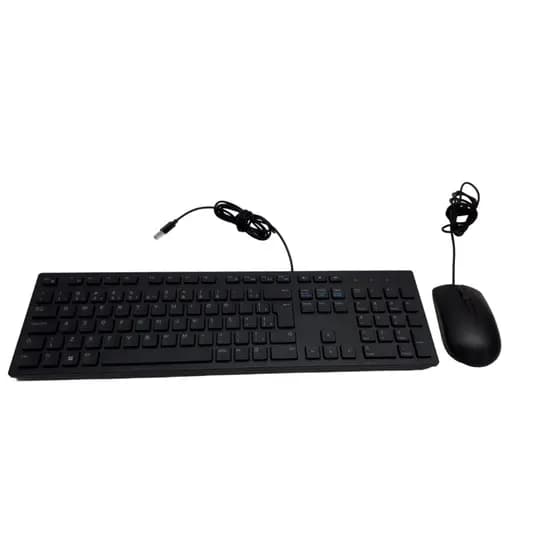 Kit 2 Unidades Teclado Dell e Mouse Kb216t Usados Testados e Funcionando