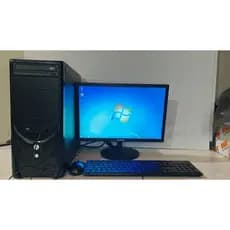 Kit Computador Core 2 Duo 2GB DDR2 HD 320GB + Monitor HP 19' L190HB manchas - USADO