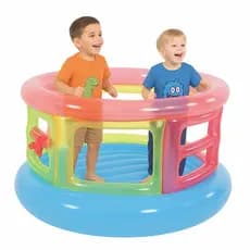 Pula Pula Infantil Cama Elástica Criança Inflável Colorido