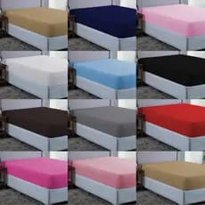 Lençol 400 Fios Extra Macio com Elástico Forro Roupa de Cama Box Avulso Qualidade Acetinado