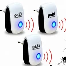 Kit 3 Repelente Ultrassônico Tomada Sem Veneno Bivolt Afasta Mosquitos Pernilongos Formigas Baratas