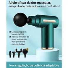Massageador Elétrico Profissional Alta Frequência | Massagem Muscular Potente