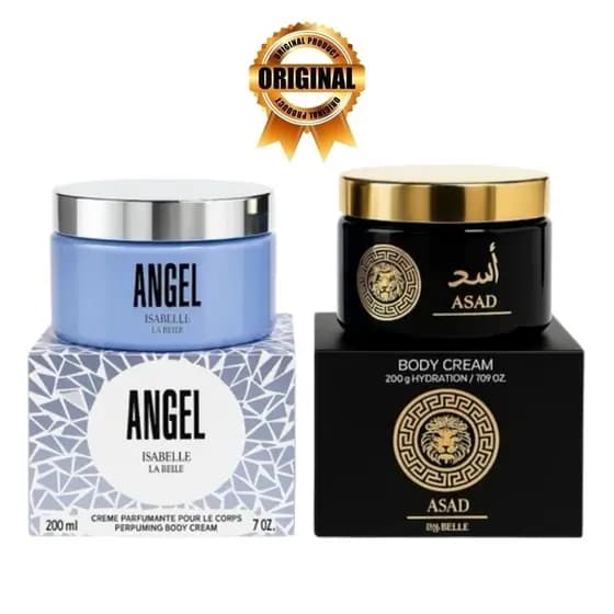 Creme Corporal Concentrado 200gr Isabelle La Belle Angel, Royal Amber, Sabah, Asad, Yara Unissex 1un
