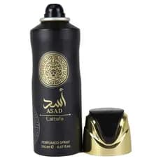 Perfume Corporal Body Spray Asad Latafa Masculino, 200 ml