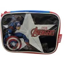 Estojo Escolar Box 100 Pens Avenger Capitão América