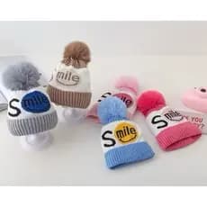 Gorro Infantil KIT 12/24/36 PEÇAS Kids Menino E Menina Touca Tricotada Quente Fashion