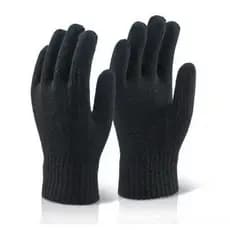 luva preta GG alto qualidade kit 3/4/5/6 pares de lã adulto  para inverno