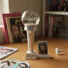 Suporte para Lightstick Aespa Kpop Idol Musica Com Cardholder Photocard