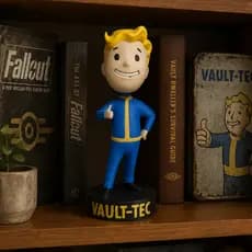 Boneco Estátua Vault Boy Fallout Game Colecionável Figure 13cm