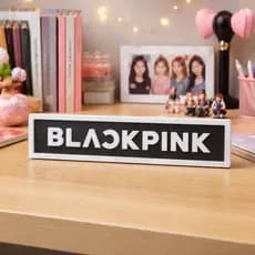 Display 3D Blackpink Colecionável Kpop Logo Stand Totem Decorativo
