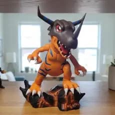 Boneco Figure Greymon Digimon Colecionável Anime 20cm