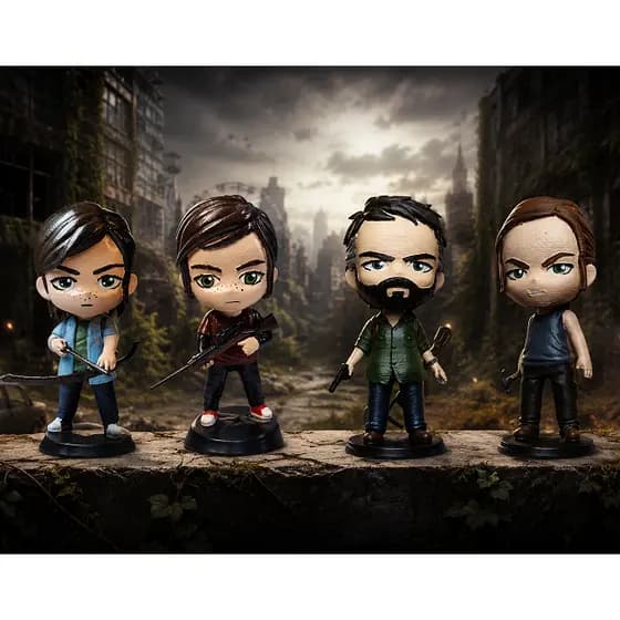 Boneco Figure Ellie Joel Abby The Last of Us 2 Game Colecionável 12cm