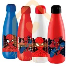 Garrafa Squeeze HomemAranha Capitão America 600ML Lancheira Escolar Infantil Adulto Aniversario