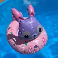 Boia Para Bebe Coelhinho Assento Fralda Piscina Praia Club