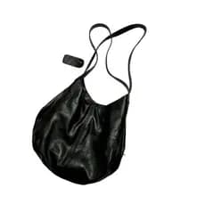 Bolsa de ombro com repartições  Feminina de Couro Legitimo, Bolsa de Couro Bovino