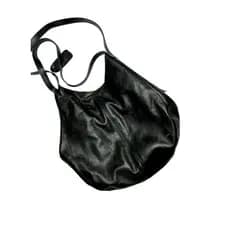 BOLSA GRANDE FEMININA DE COURO LEGITMO COM 3 REPARTIÇÕES BOLSA DE OMBRO
