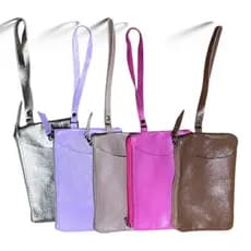 BOLSA DE MÃO, BOLSA PORTA CELULAR, PORTA MOEDAS, EM COURO LEGÍTIMO, BOLSINHA, NECESSERIE DE COURO LEGÍTIMO