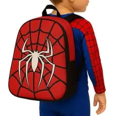 mochila Escolar Pequena Homem Aranha Para Creche e pré Escola Infantil