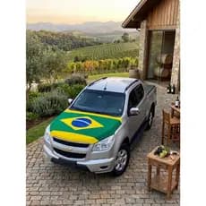 Capa Capo De Carro Bandeira Do Brasil Copa Do Mundo 2026 Envio Rápido