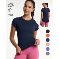 Camiseta  Blusa   Feminina Dry Fit Poliamida Academia Treino Anti Odor Proteção FPU 50+