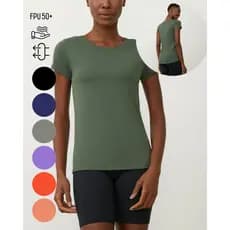 Camiseta Feminina  Furadinha Dry Fit Poliamida Esportiva