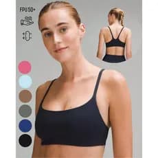 Top Cropped Feminino Alcinha POLIAMIDA ZERO TRANSPARÊNCIA Proteção UV50+