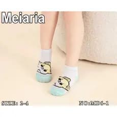 Kit 6 ou 12 Pares de Meias Infantil Feminina com Estampada Meia Menina 2-10 ANOS