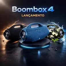 Lançamento Boombox 4 35CM/80W Ou 25CM/40W Bluetooth De Som Pen-Drive Aux Rádio SD