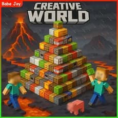 DIY My World Blocos De Construção Magnéticos Com Tema Crie Sua Própria Aventura