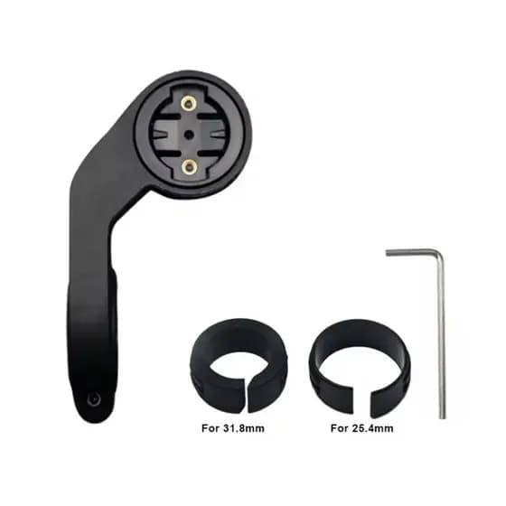 Suporte de guidão Riderace - Padrão Garmin - Instalação rápida - Material resistente - Design leve e aerodinâmico