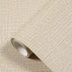 Papel De Parede Adesivo 3D Linho Texturizado 5MX45CM Lavável