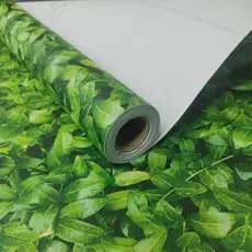 Papel de Parede 3D Folha Verde 5M*60cm verde Adesivo Autocolante para Sala, Quarto