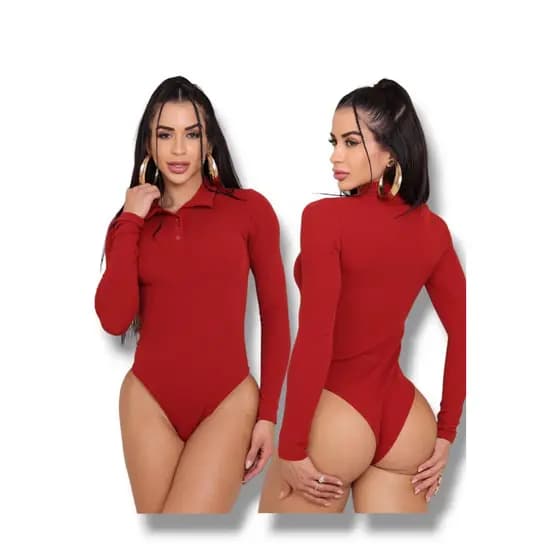 Body Gola Manga Longa Confortável