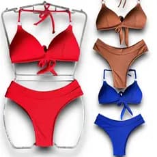 Biquíni Círculo Cintura Alta Bojo Forro Maravilhosa Moda Praia