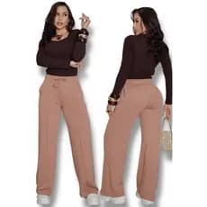 Calça Moletinho pantalona