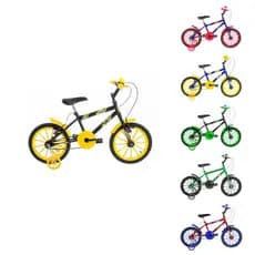 Bicicleta Aro 16 Ultra Bikes Kids Masculina Menino Infantil Pré Montada Rodinha de Treinamento