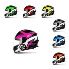 Capacete Moto Fechado Infantil Etceter Kids Viseira Cristal Menino Menina Criança Brilhante Tam. 54
