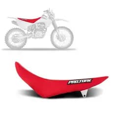 Banco Pro Tork Moto Honda Crf 230 Antiderrapante Macio Preto Vermelho Motocross Enduro Piloto
